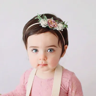 Fashion Cute Nylon Wreath Children Headwear