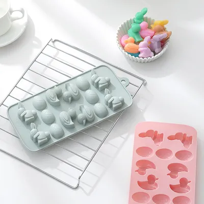 Ice Tray Fondant Cartoon Pudding Cake Baking Mold