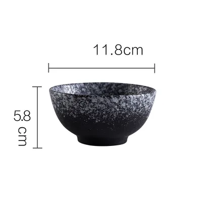 Creative Japanese Style Retro Stoneware Rice Bowl