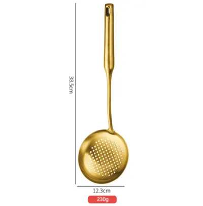 Stainless Steel Cooking Spoon Kitchenware Gift Set Custom Gilded