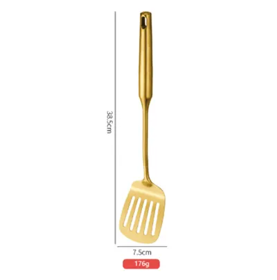 Stainless Steel Cooking Spoon Kitchenware Gift Set Custom Gilded