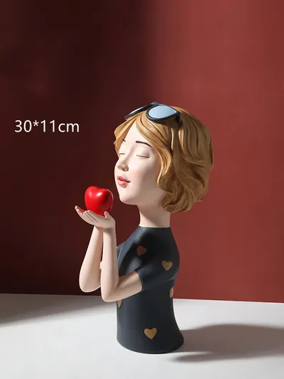 Cute Girl Gift Creative Jewelry Living Room TV Cabinet Decoration Crafts
