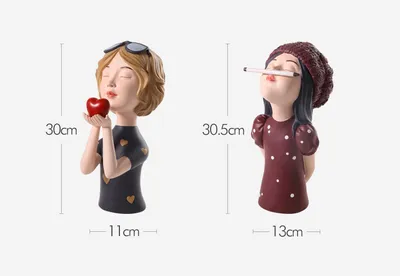 Cute Girl Gift Creative Jewelry Living Room TV Cabinet Decoration Crafts