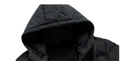 Plush Cotton Men's Korean Style Hooded Jacket