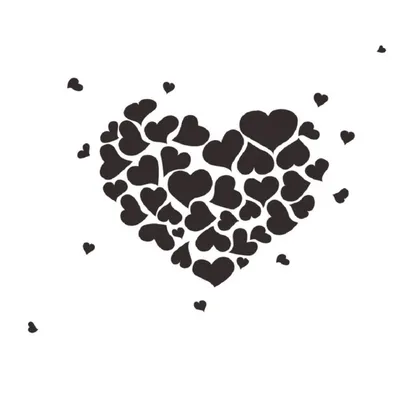 Love Combination Acrylic Mirror Paste Three Dimensional Waterproof