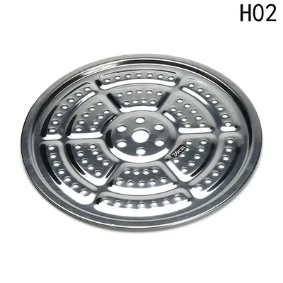 Stainless Steel Steamed Slices Thickened Kitchen Steamed Buns Fish Steamer Slices 18-40cm Multi-Specification Restaurant Multi-purpose Cooking Slices Steaming Grid