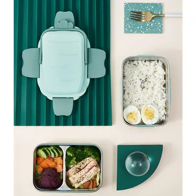 Cute Radish Portable Insulated Lunch Box Student CompartmentLunch Box