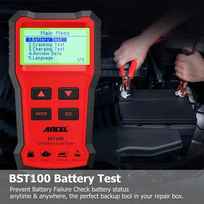Automobile Battery Tester 12V Battery Detector