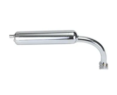 Motorcycle Chrome-Plated Muffler Two-Stroke Motorcycle Muffler Exhaust Pipe