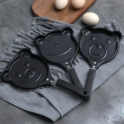 Creative Non-Stick Pan Warm And Cute Breakfast Pan Omelette Pan Mini Breakfast Love Omelette Pan Omelette Device