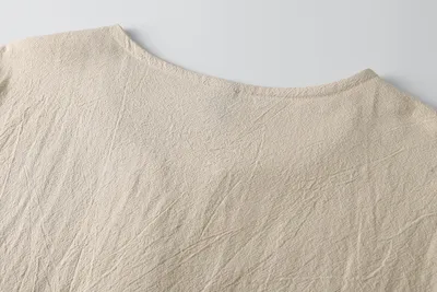 Men's Cotton And Linen Art Men's T-shirt