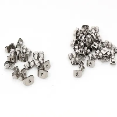 Retro Stainless Steel Butterfly Ear Plugs DIY Jewelry Accessories