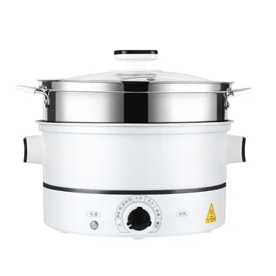 Multifunctional household small electric hot pot cooking pot electric cooking pot plug in one dormitory student 1 person 2-3