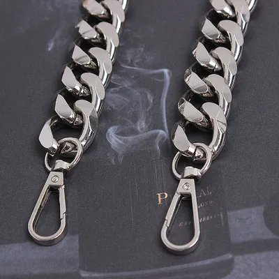 Concave Shape Metal Ring Pig Nose Thick Chain Dual Purpose Coin Purse Messenger Bag Waist Bag