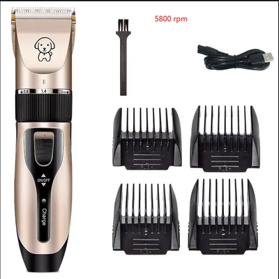 Professional Low Noise Pet Hair Clipper  Easy Grooming For Dogs & Cats