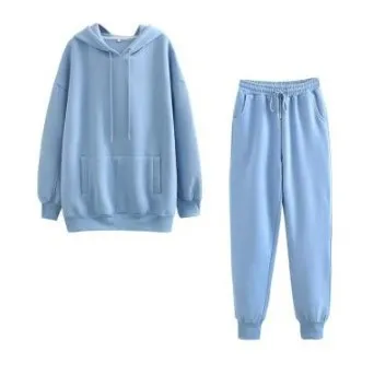 New Autumn And Winter European And American Hooded Sweater Plus Velvet Thickening