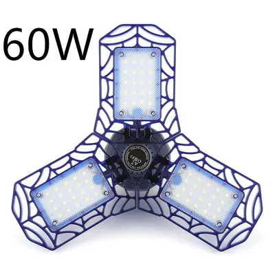 مصباح LED قابل للطي لمرآب السيارات