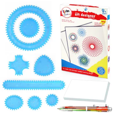 A Variety Of Art Painting Template Ruler Intellectual Stationery