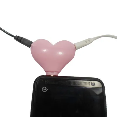 One Point Two Tree Fork Heart-shaped Headphone Sharer Headphone Splitter