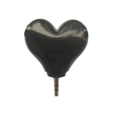 One Point Two Tree Fork Heart-shaped Headphone Sharer Headphone Splitter