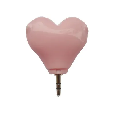 One Point Two Tree Fork Heart-shaped Headphone Sharer Headphone Splitter