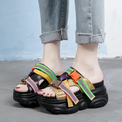 Women's Shoes Wedge Platform Shoes Fashion Old Sandals