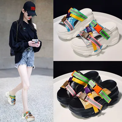 Women's Shoes Wedge Platform Shoes Fashion Old Sandals