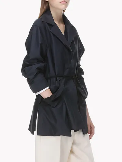 Han Luojia Plus Size Women's Fat Mm Windbreaker Design Is Loose And Thin, Fashionable And Western Style New Spring