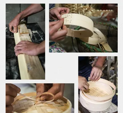 جهاز البخار المنزلي المصنوع من الخيزران المخصص