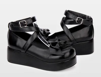 Low Heel Platform Platform Princess Shoes With Lolita Bow