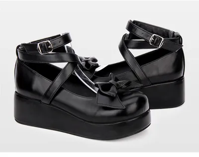Low Heel Platform Platform Princess Shoes With Lolita Bow