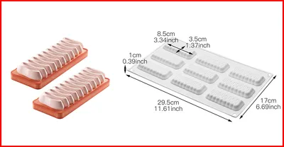 Wave Tower Cake Mousse Mould Square Mousta Ring