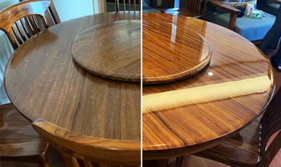 Furniture Film High Temperature Resistant High-Grade Anti-Scalding Solid Wood Dining Tabletop Coffee Table Marble Sticker Tabletop Transparent Protective Film