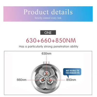 Infrared Physiotherapy Lamp Red Light Portable Flashlight