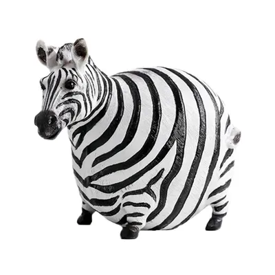 Creative Resin Crafts Nordic Minimalist Animal Zebra Horse Living Room Soft Decoration Desktop Decoration