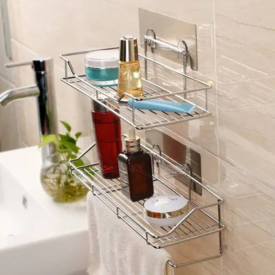 Towel And Bathroom Supplies Storage Rack