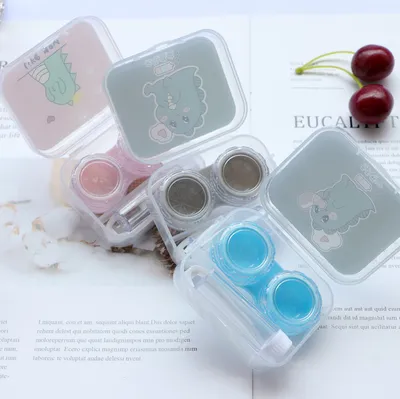 Contact Lens Box Partner Care Box Cosmetic Contact Box
