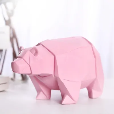 Creative Products Home Furnishing Accessories Resin Crafts Decoration Piggy Bank Animal Creative Gift Decoration