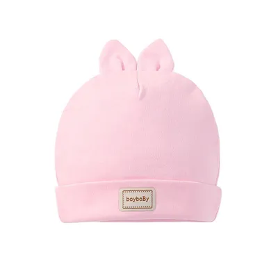 Cute Kids Hat Cap with Bibs Candy Solid Colors Boys Girls Baby Beanies Hats Cotton Born Baby Hat
