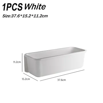 Kitchen Storage Box Simple European Wall-mounted Non-perforated Storage