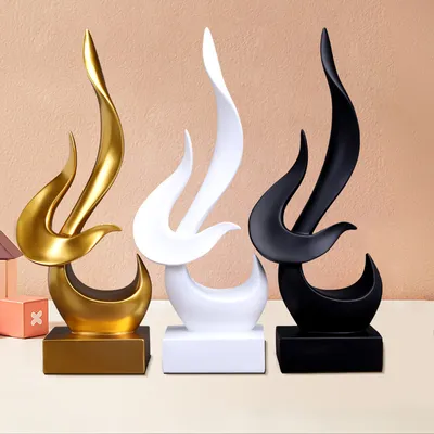 European Style Simple Modern Creative Flame Bird Craft Decoration