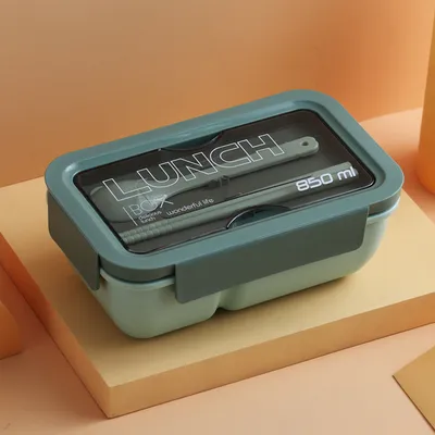 New Japanese-style Single-layer Rectangular Student Lunch Box
