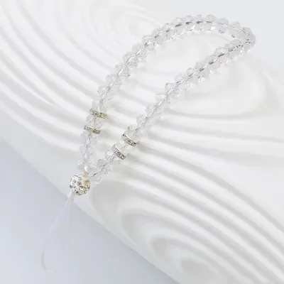 Crystal Bracelet Creative Handmade Short Strap Glass Beaded Pendant Universal Mobile Phone Strap