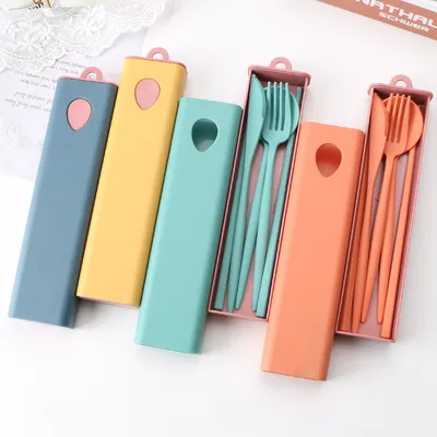 Creative Wheat Knife Fork Spoon Chopsticks Set