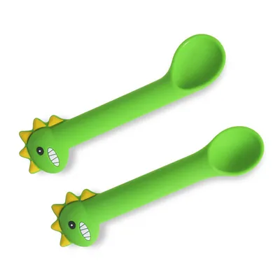 Baby Grid Plate Training Fork and Spoon Set
