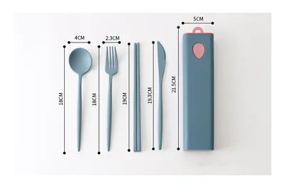 Creative Wheat Knife Fork Spoon Chopsticks Set