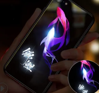 Compatible with Apple, Compatible with Apple , Call Flash Is Suitable For Apple 8Puls Mobile Phone Shell Xsmax New 12 Luminous Iphone11 Vibrato Se2 Tide