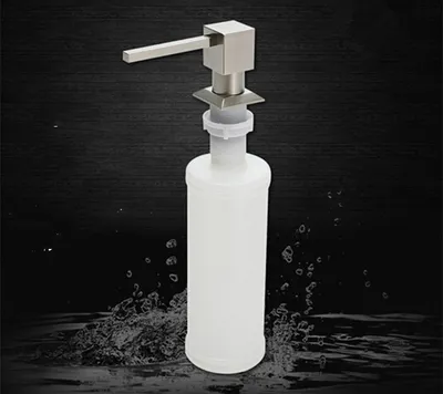 Deck Mounted Kitchen Soap Dispensers Square