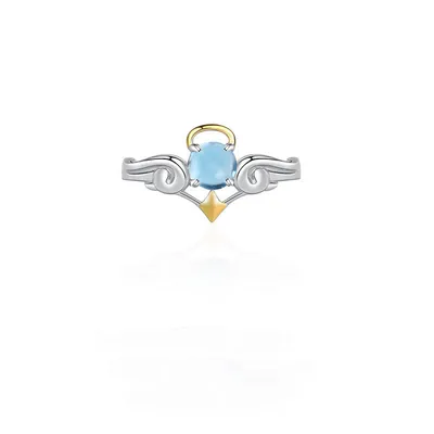 S925 Sterling Silver Angel Devil Girlfriend Ring