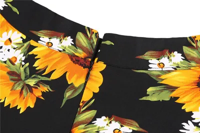 Floral Skirt, Foreign Trade Women's Clothing, Pleated Skirt